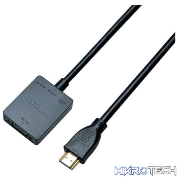HDMI Male to VGA Female + Audio Adapter - DA450 - Image 3